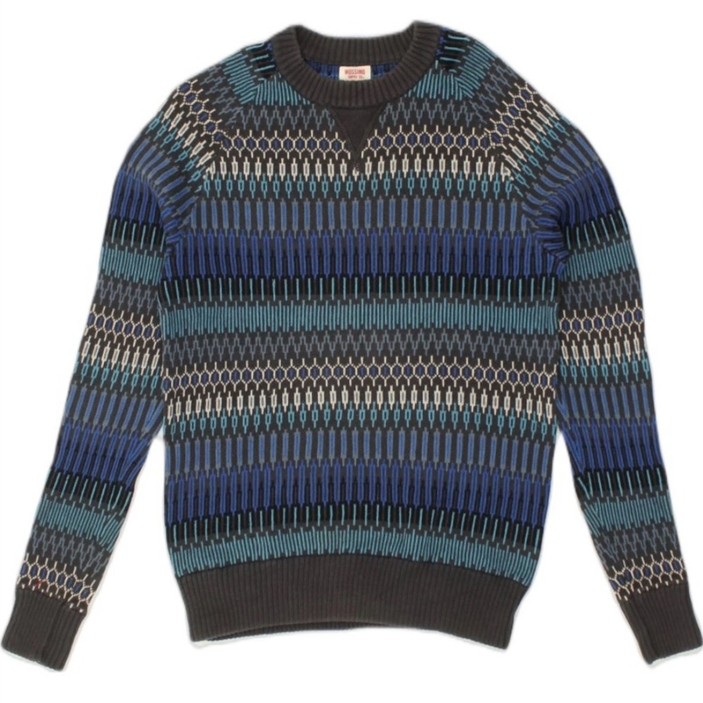 Patterned Crewneck Sweater - Men’s M